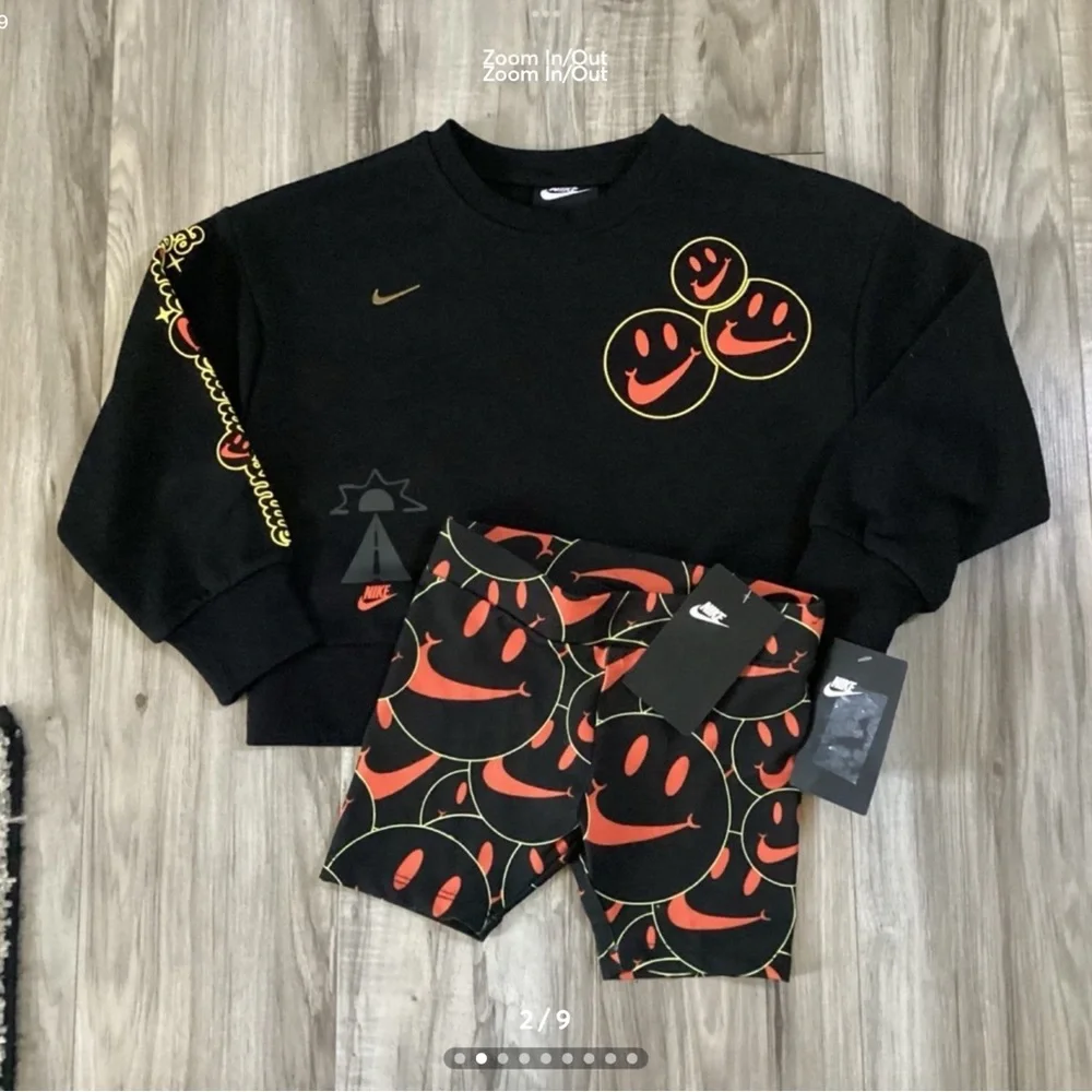 Nike girls Sweatshirt, Tee & bike shorts bundle size 5(NWT) ~FIRM, NO OFFERS~ - Picture 2 of 8